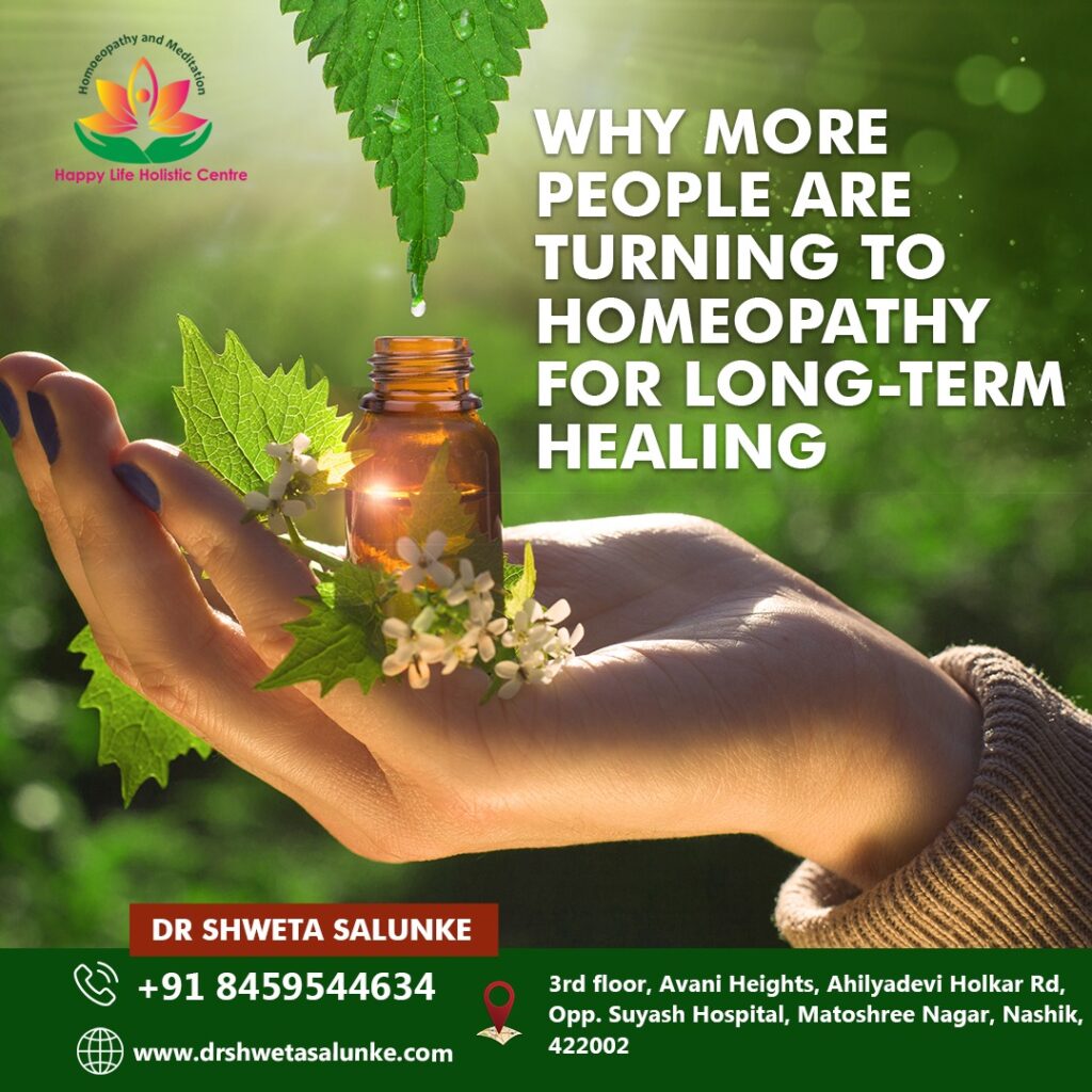 Homeopathy for long-term healing